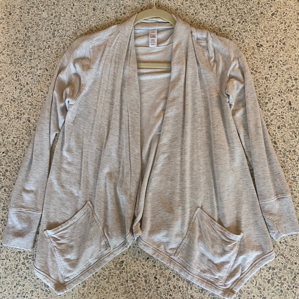 Athleta girl wrap sweatshirt